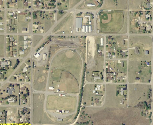 Ellis County, OK aerial photography detail