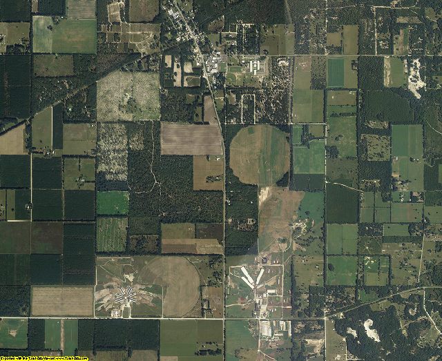 Gilchrist County, Florida aerial photography