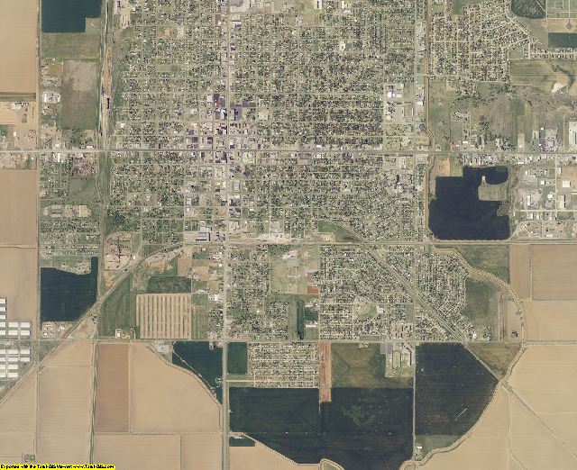 Jackson County, Oklahoma aerial photography