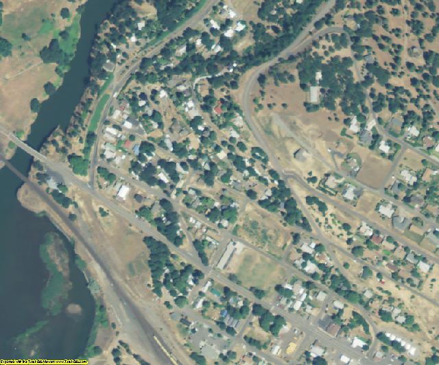 Klickitat County, WA aerial photography detail