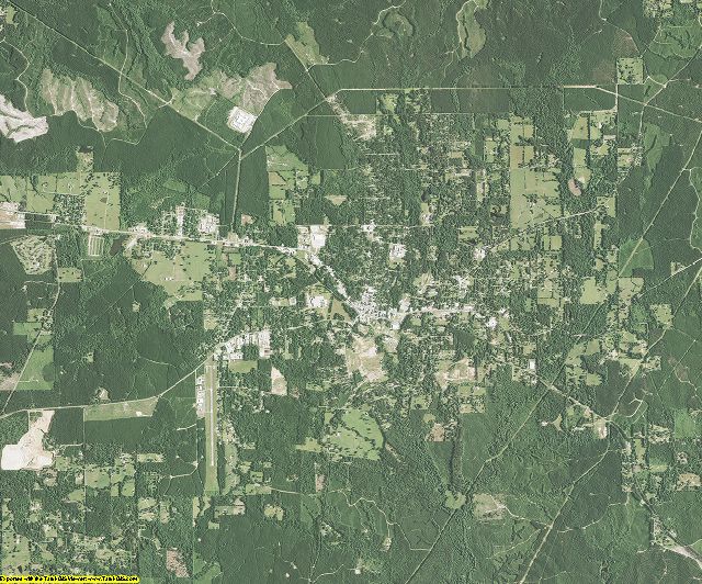 La Salle County, Louisiana aerial photography