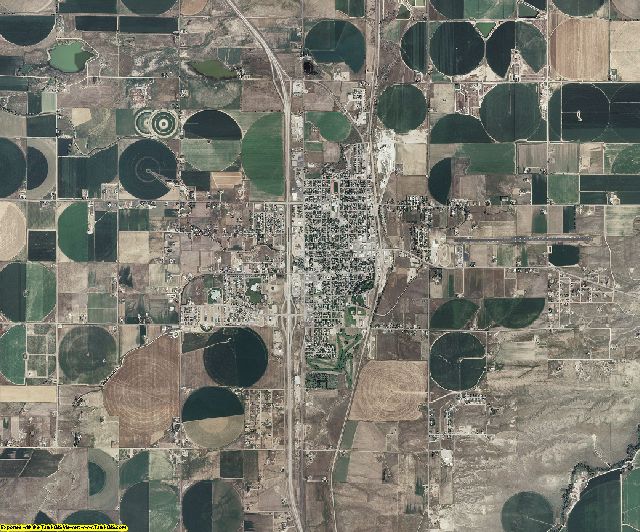 Platte County, Wyoming aerial photography