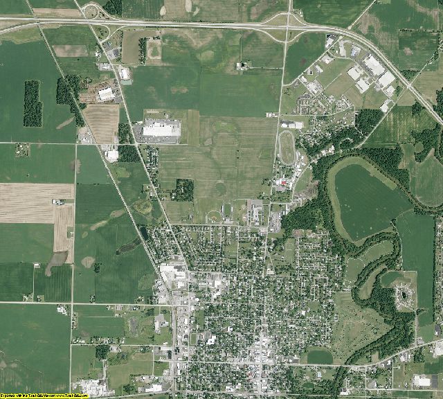 Wyandot County, Ohio aerial photography