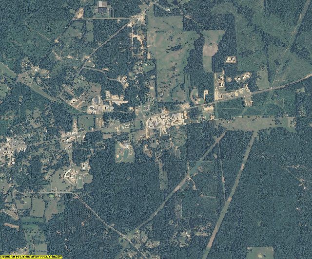 Amite County, Mississippi aerial photography