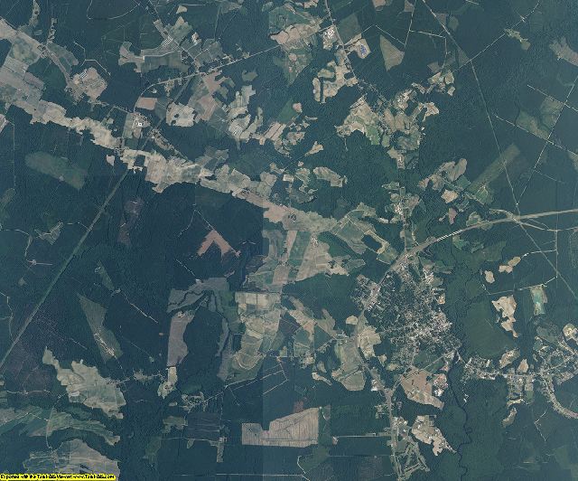 Bertie County, North Carolina aerial photography