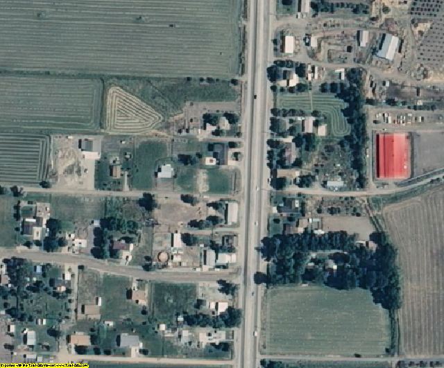 Box Elder County, UT aerial photography detail