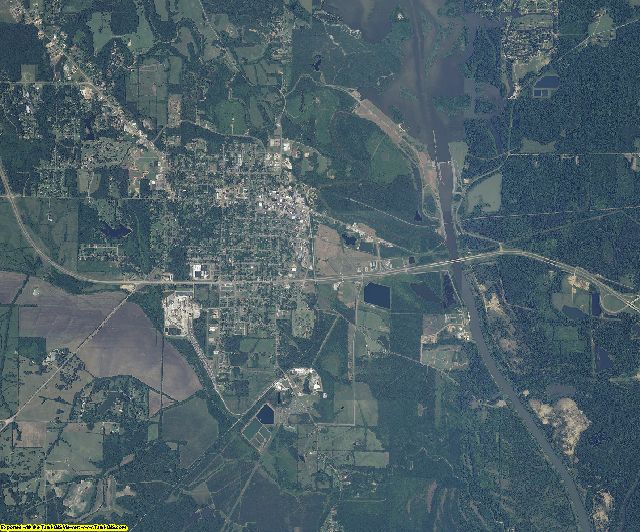 Monroe County, Mississippi aerial photography