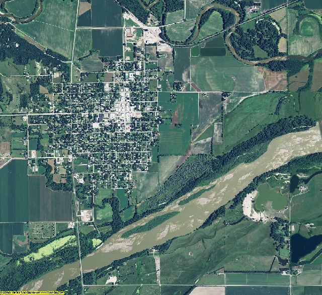 Nance County, Nebraska aerial photography