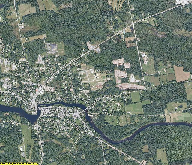 Piscataquis County, Maine aerial photography