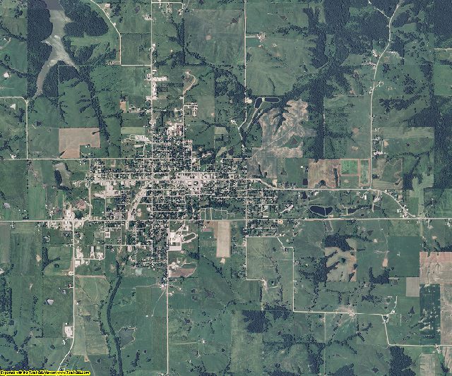 Putnam County, Missouri aerial photography