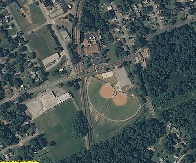 Rowan County, NC aerial photography detail