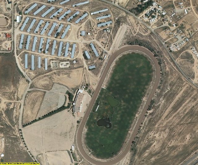 Santa Fe County, NM aerial photography detail