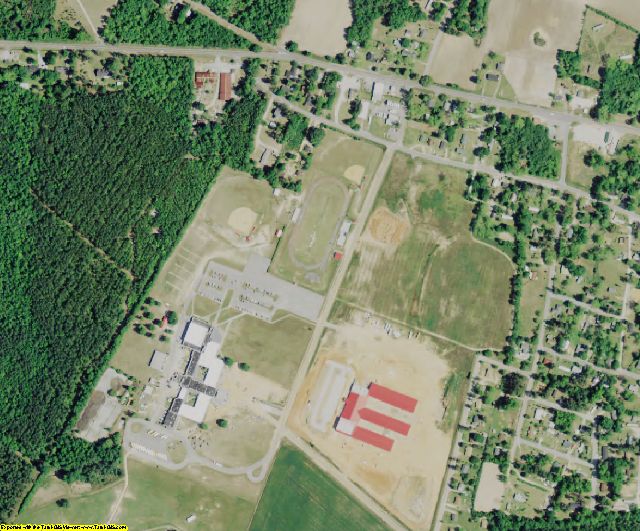 Calhoun County, SC aerial photography detail