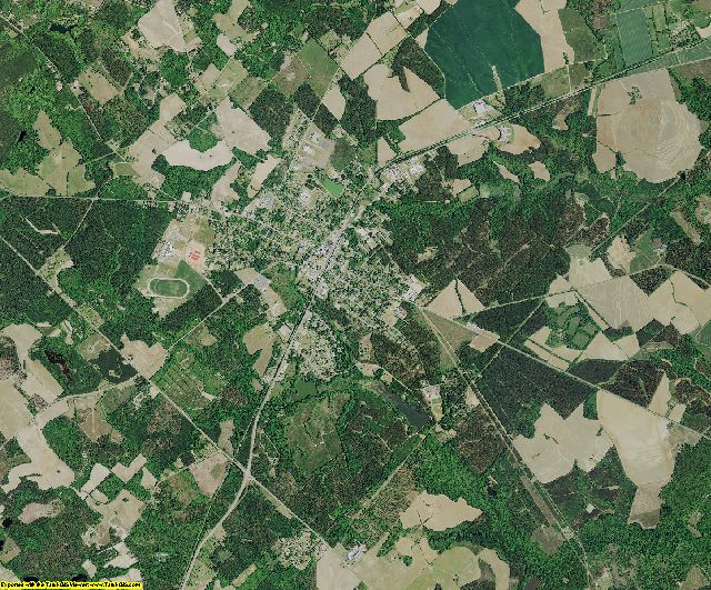 Calhoun County, South Carolina aerial photography