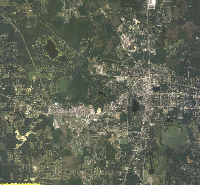 Columbia County, Florida aerial photography