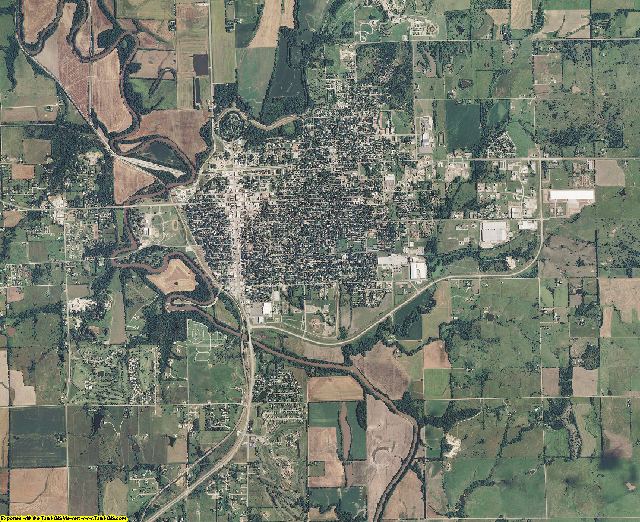 Cowley County, Kansas aerial photography