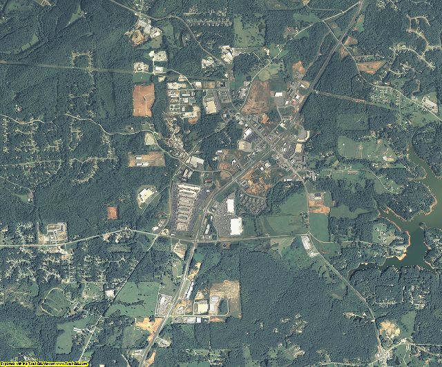 Dawson County, Georgia aerial photography