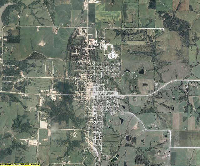 Decatur County, Iowa aerial photography