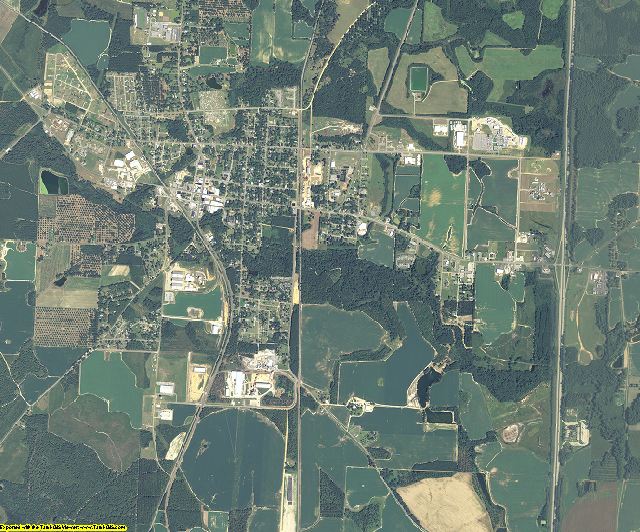 Dooly County, Georgia aerial photography