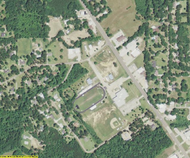 East Feliciana County, LA aerial photography detail