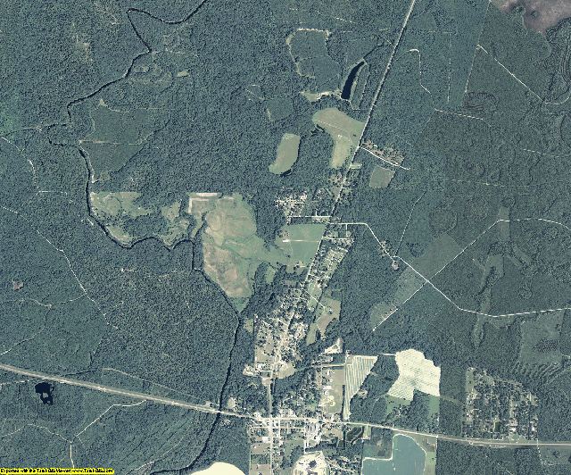 Echols County, Georgia aerial photography