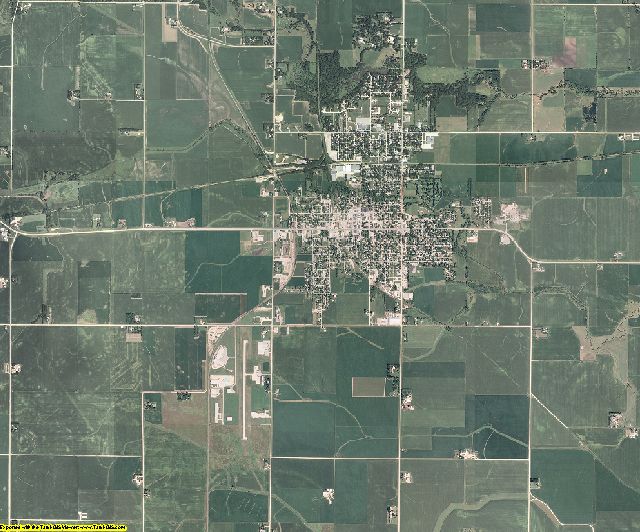 Franklin County, Iowa aerial photography