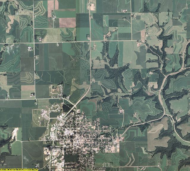 Houston County, Minnesota aerial photography