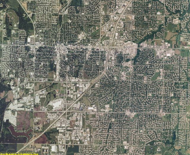 Johnson County, Kansas aerial photography