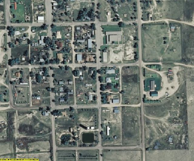 Kiowa County, CO aerial photography detail