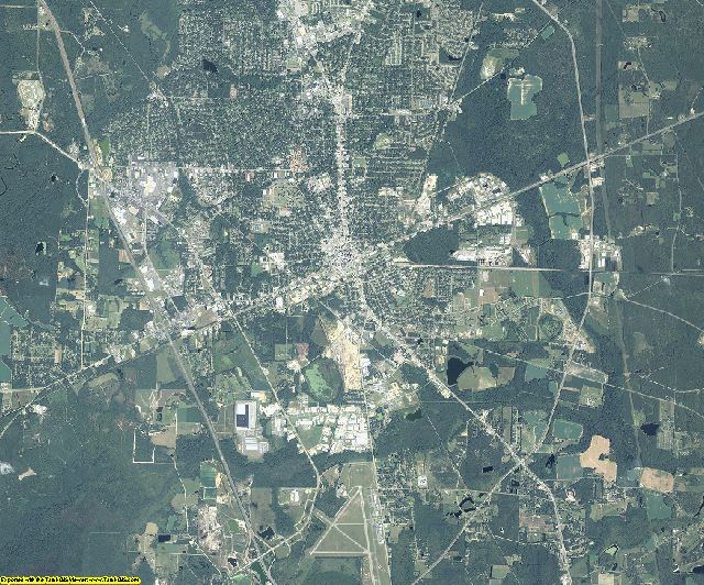 Lowndes County, Georgia aerial photography