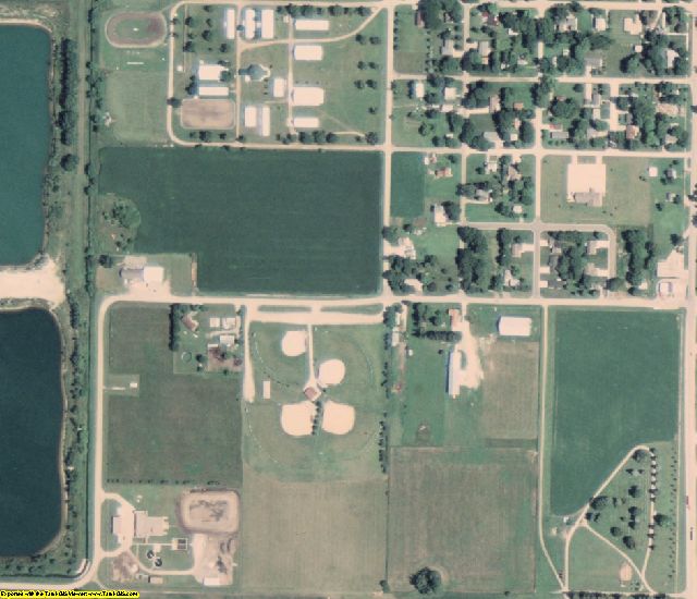 Palo Alto County, IA aerial photography detail