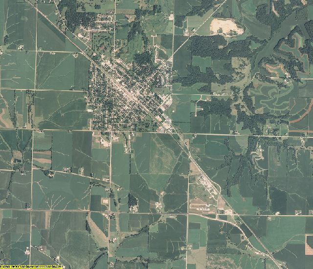 Stephenson County, Illinois aerial photography