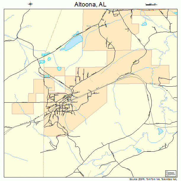 Altoona, AL street map