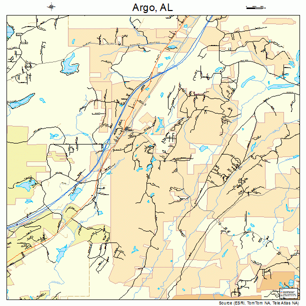 Argo, AL street map
