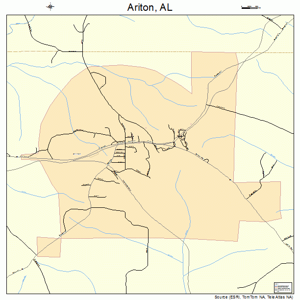 Ariton, AL street map