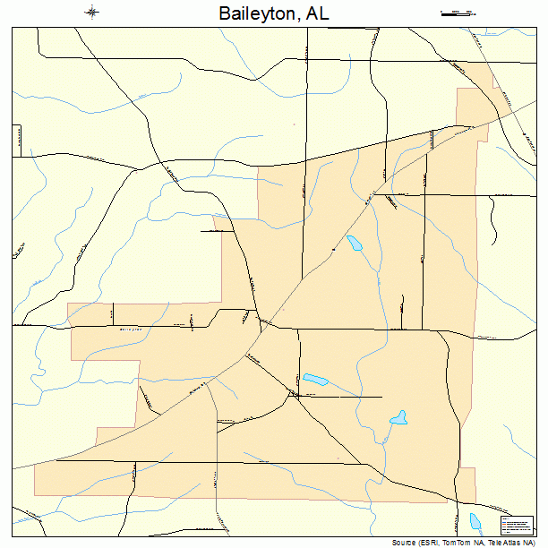 Baileyton, AL street map