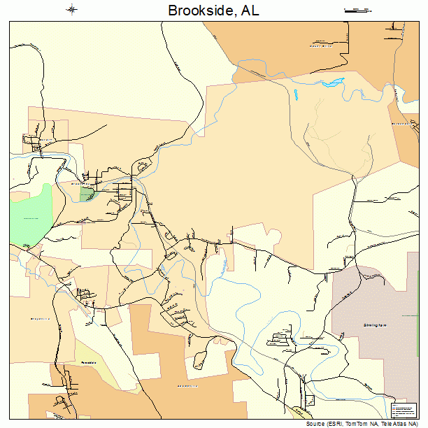 Brookside, AL street map