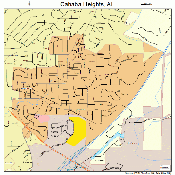 Cahaba Heights, AL street map