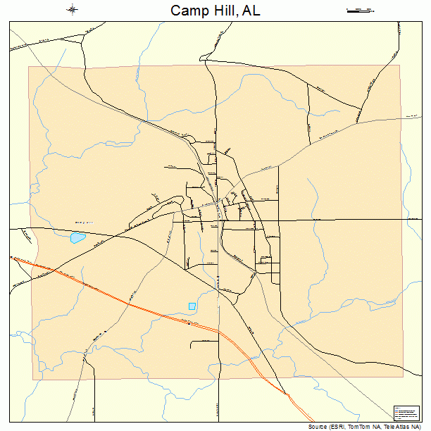 Camp Hill, AL street map