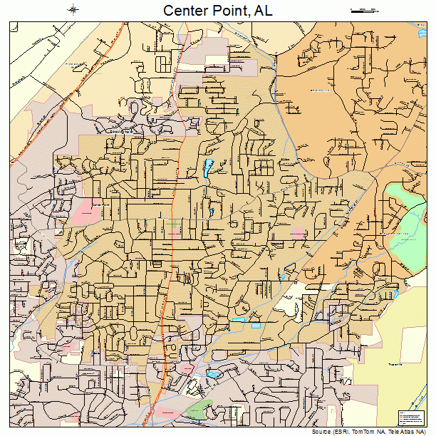 Center Point, AL street map