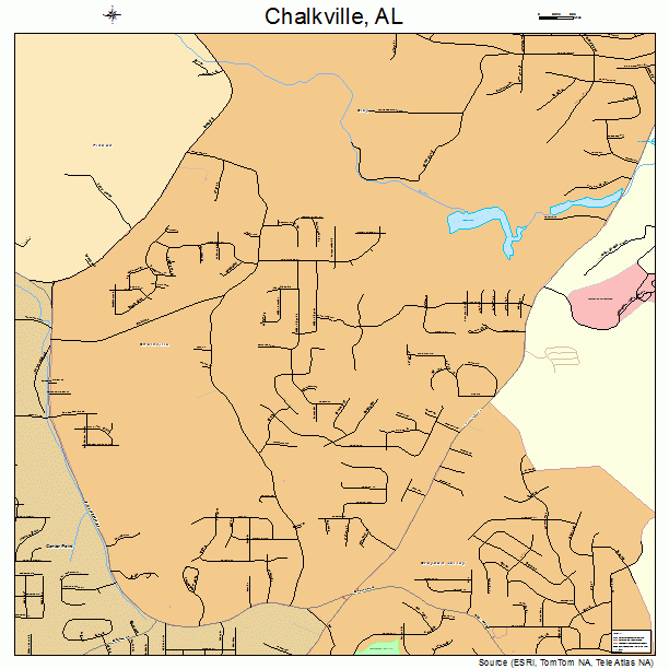 Chalkville, AL street map