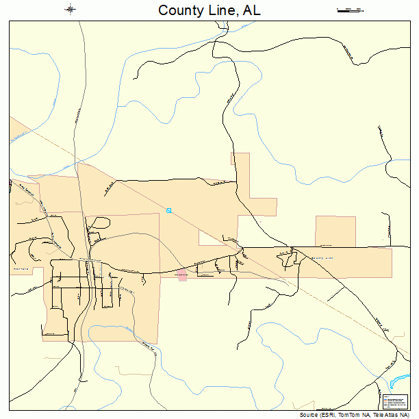 County Line, AL street map