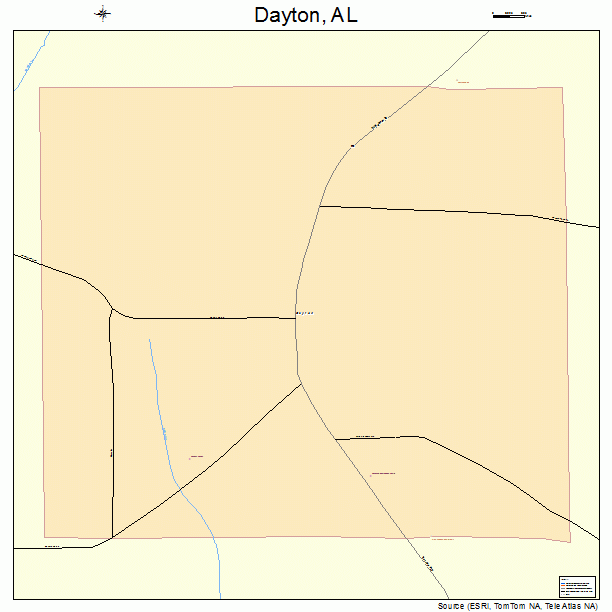 Dayton, AL street map