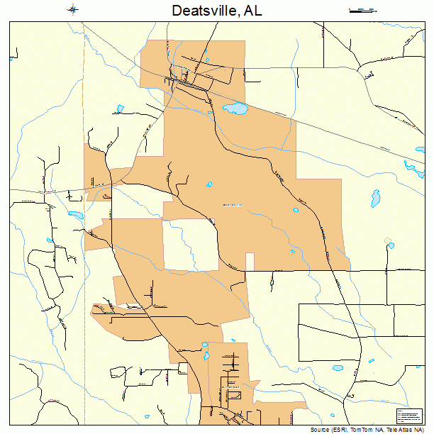 Deatsville, AL street map