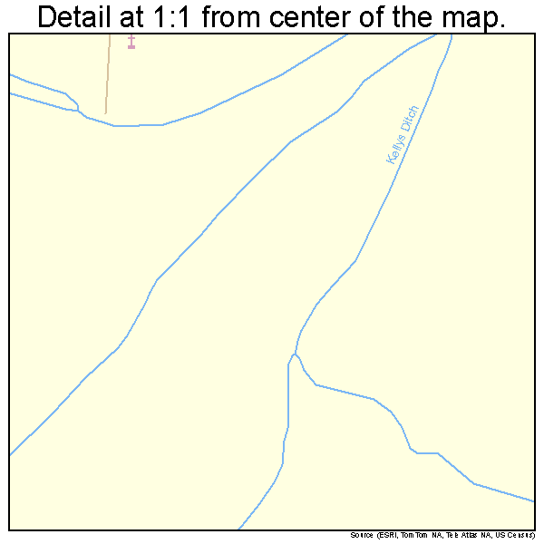 Gordonville, Alabama road map detail