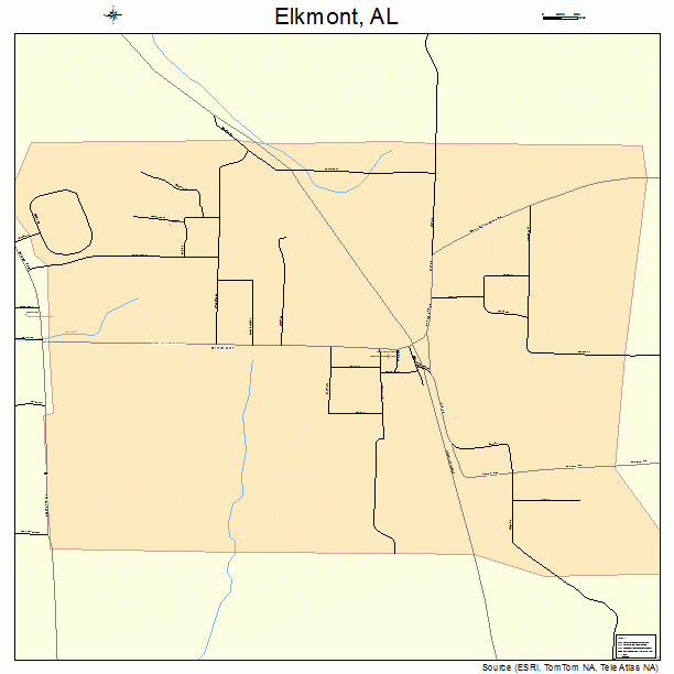 Elkmont, AL street map