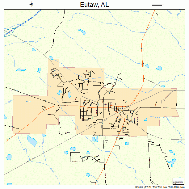Eutaw, AL street map