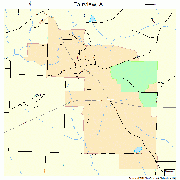 Fairview, AL street map