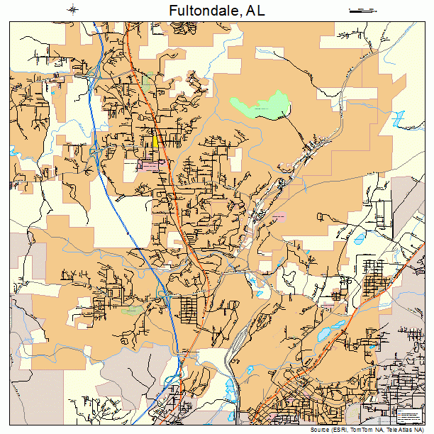 Fultondale, AL street map