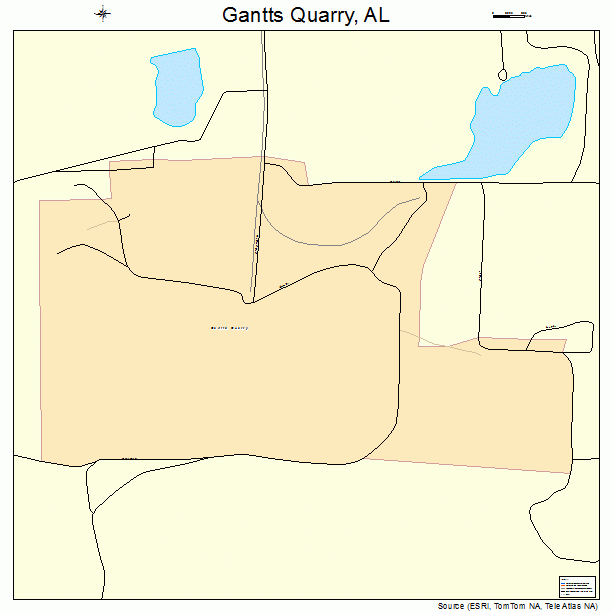 Gantts Quarry, AL street map
